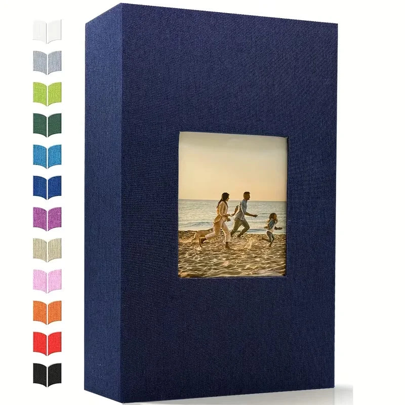 📸 Customizable Baby Photo Album — 200/300/600 Pockets for Photos, Family Keepsakes