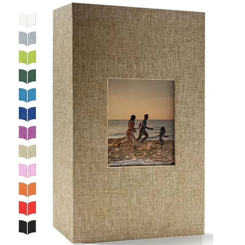 📸 Customizable Baby Photo Album — 200/300/600 Pockets for Photos, Family Keepsakes