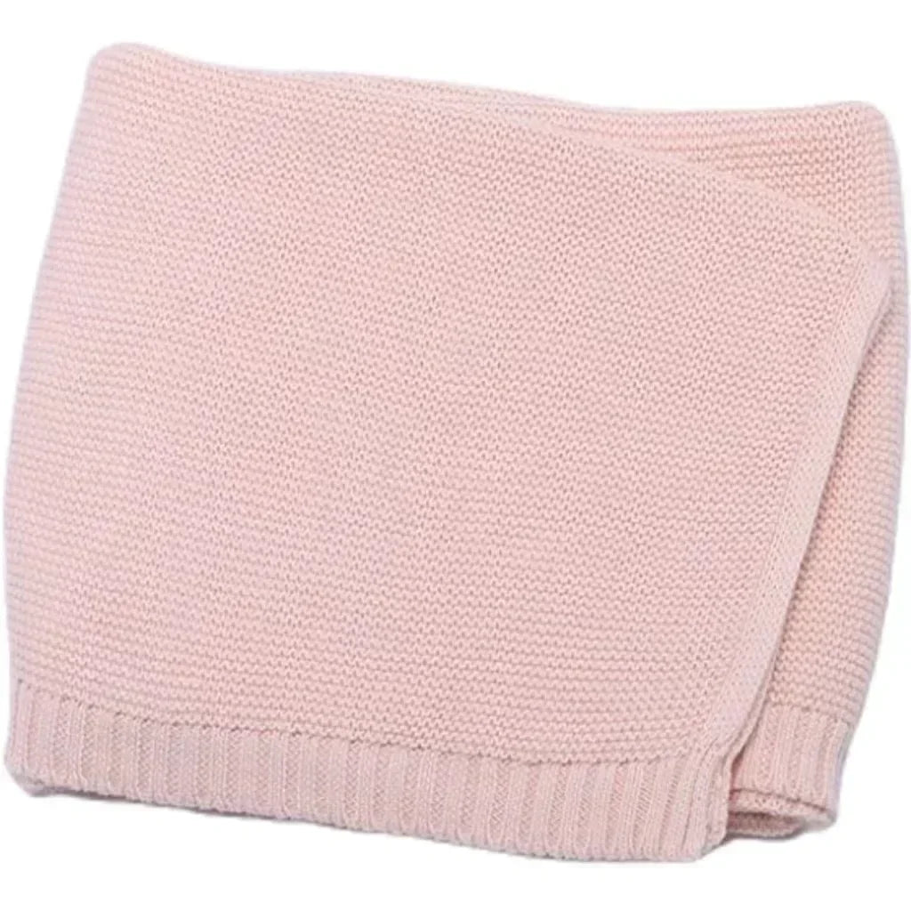 Personalized baby blanket with embroidered name, knitted baby blanket, newborn gift, new mom gift, baby girl or boy newborn gift.