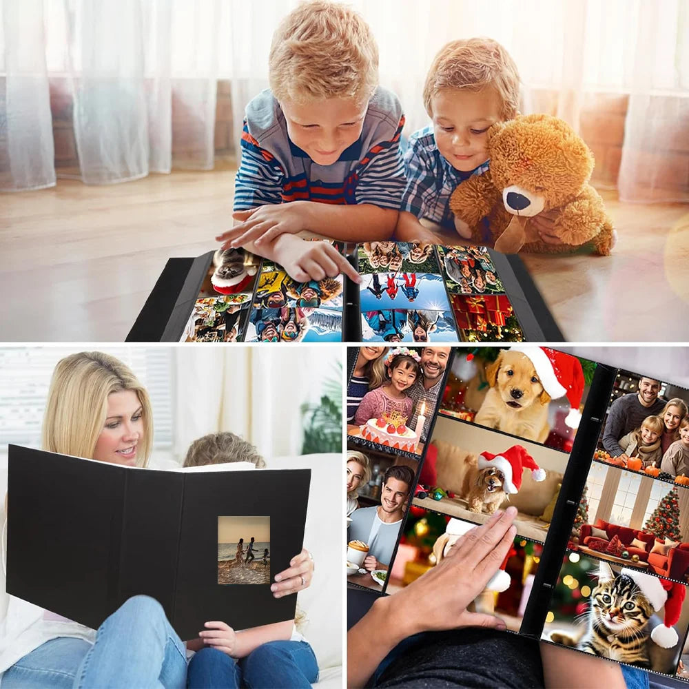 📸 Customizable Baby Photo Album — 200/300/600 Pockets for Photos, Family Keepsakes