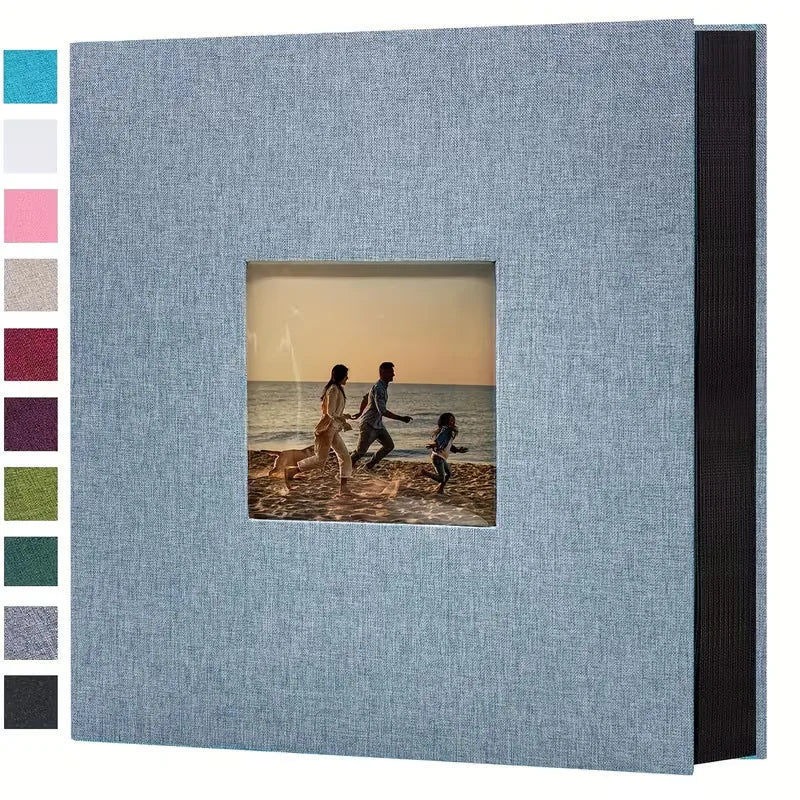 📸 Customizable Baby Photo Album — 200/300/600 Pockets for Photos, Family Keepsakes