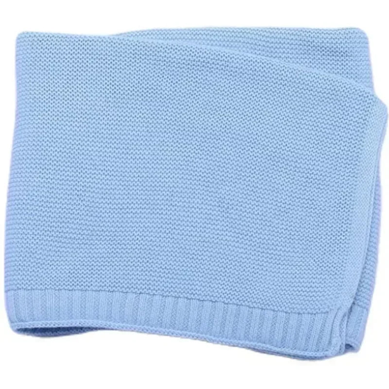Personalized baby blanket with embroidered name, knitted baby blanket, newborn gift, new mom gift, baby girl or boy newborn gift.
