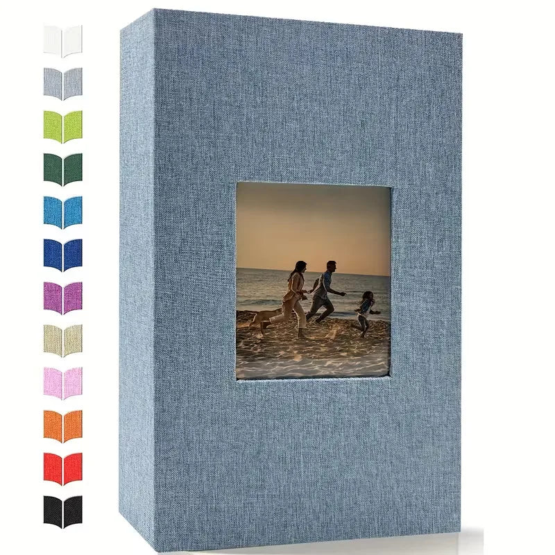 📸 Customizable Baby Photo Album — 200/300/600 Pockets for Photos, Family Keepsakes
