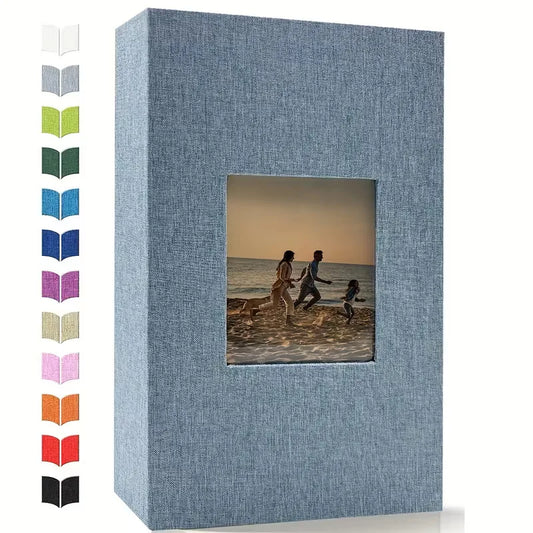 📸 Customizable Baby Photo Album — 200/300/600 Pockets for Photos, Family Keepsakes