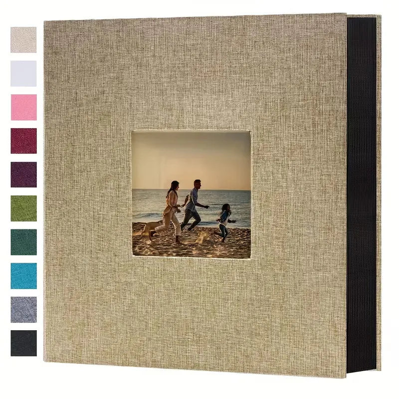 📸 Customizable Baby Photo Album — 200/300/600 Pockets for Photos, Family Keepsakes