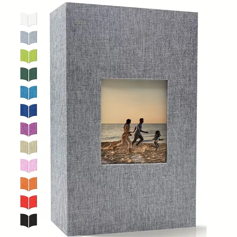 📸 Customizable Baby Photo Album — 200/300/600 Pockets for Photos, Family Keepsakes